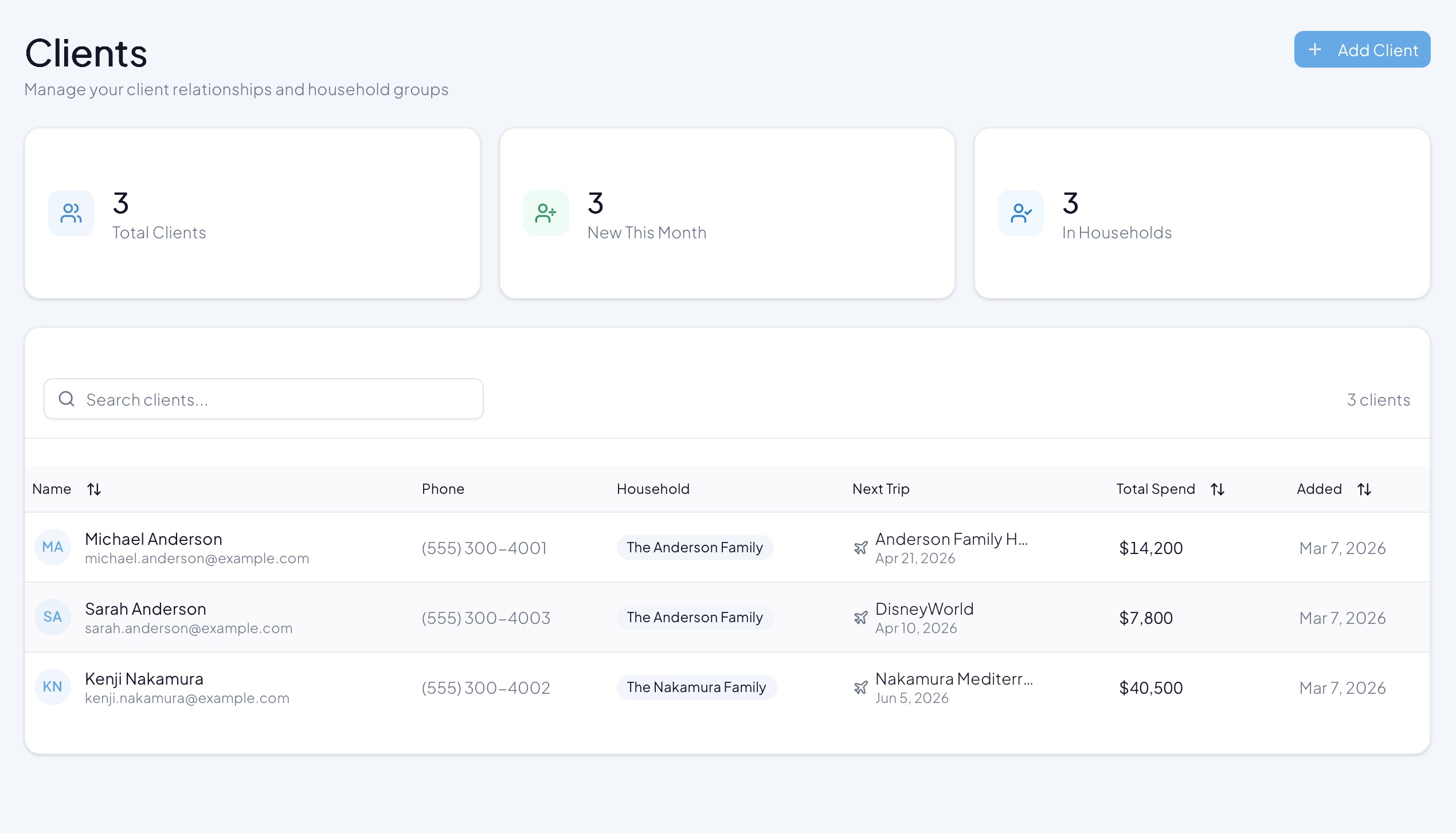 JourneyFuse Client CRM & lead pipeline